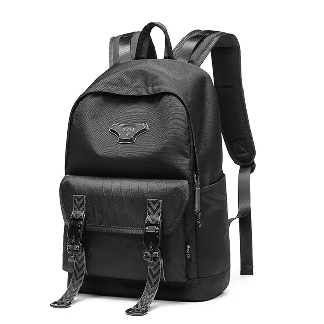 Waterproof College Student Schoolbag Simple Youth Backpack Outdoor Travel Bag Back Bag for Men Travel Backpack