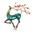 Reindeer Shape Brooches Alloy Animal Deer Brooch Pin Enamel Holiday Christmas Jewelry Lapel Pin