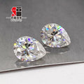Baifu Jewelry White Clear VVS DEF Loose Pear Cut Moissanites