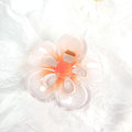 SongMay Colorful Summer Sweet Hair Claw Clip Hollow out Frangipani Cute Plastic Hair Accessory for Women and Girls