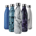 Metal 17 oz Cola Shape Sports Thermos Outdoor Stainless Steel Double Wall Water Bottle Rubber Drink Bottle Flask for Camping