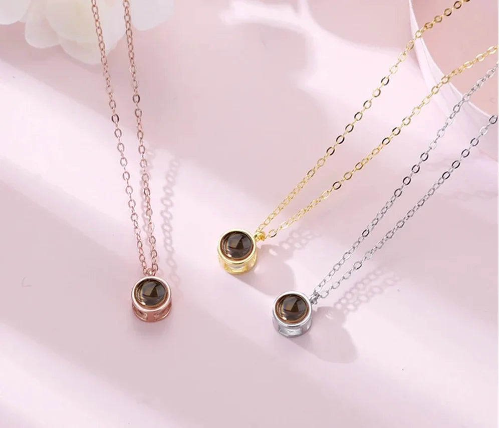 Initial 18K Gold Plated Stainless Steel Classic Link Heart Pendant Necklace 26 Letter Love Personalized Valentine's Day Gift
