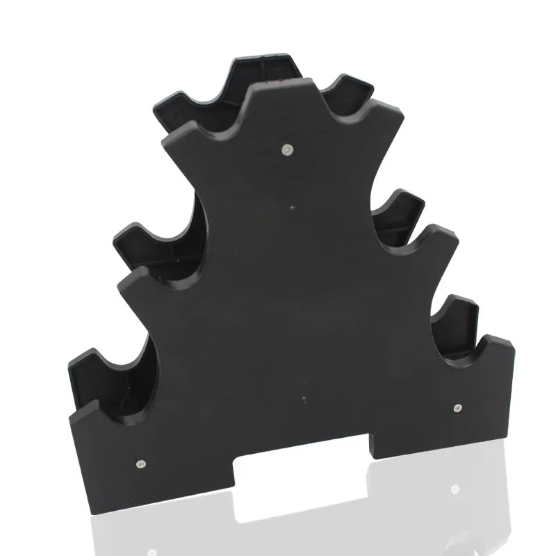 3 Tier Hand Weights Rack for Dumbbells Small Stand Rack Plastic Dumbbell Rack Weightlifting Dumbbell Holder