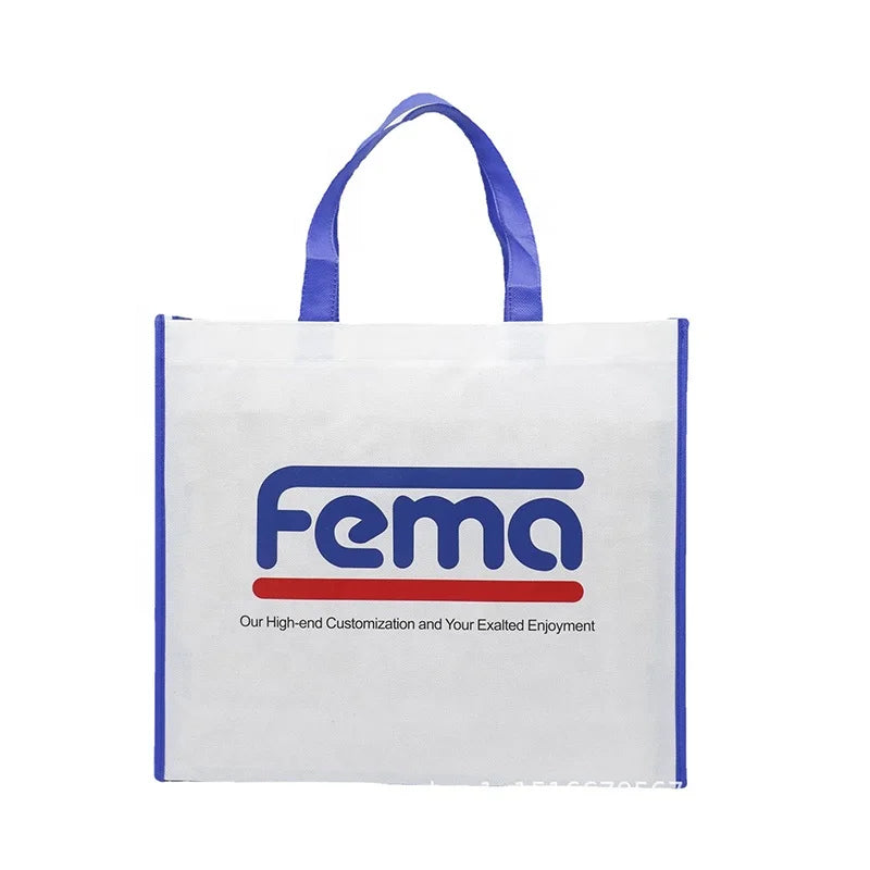 Promotional Eco-friendly Recyclable Cheap Custom Reusable Fashion Vertical Horizontal Cartoon Cotton Custom Color Tote Bag
