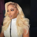 1b613 Peruvian Wigs For Women 13x4 HD Frontal Lace Front Wigs Human Hair Body Wave Ombre Curly Human Hair Wig