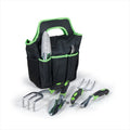 Handle Tools Outdoor Heavy Duty Non-Slip Rubber Grip Garden Tool Set 8pcs with Bag