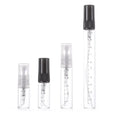 Portable Mini Small 2ml 3ml 5ml 10ml Clear Empty Graduated Perfume Spray Sample Tester Bottles Supplier
