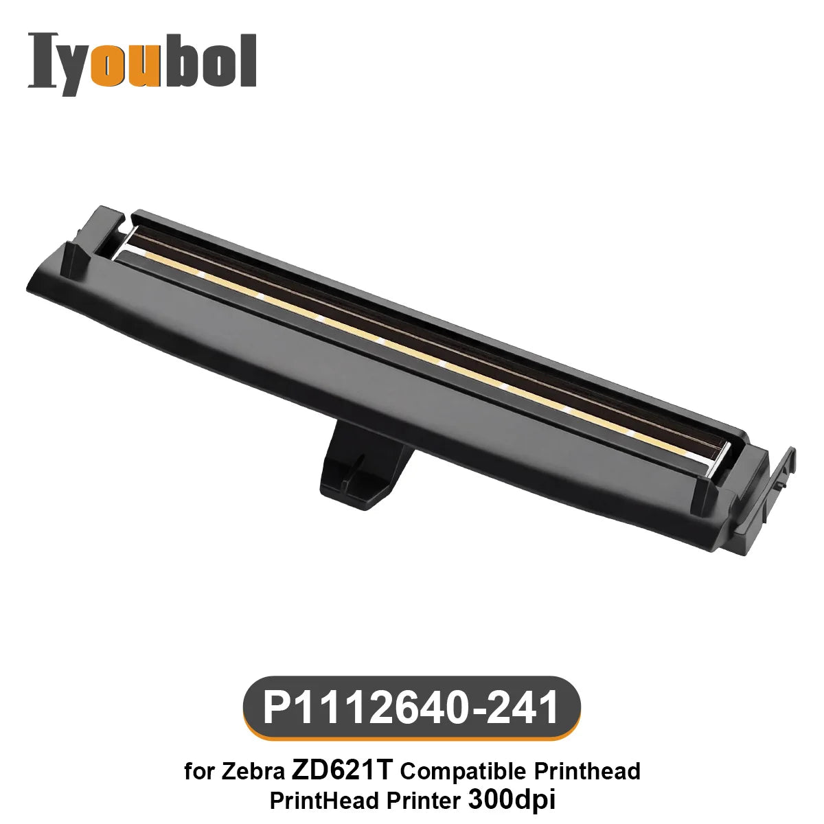 Printhead Compatible with Zebra ZD621T/HC Printhead 300dpi Thermal Label Printer (PN:P1112640-241)