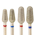 Wholesale 3/32"  Round Smooth Top Rounded Bud Peanut Shape Fine Medium Safety Russian Manicure Cuticle Drill Bits for Nails