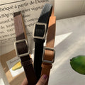 Wholesale Spot Vintage Belt for Men and Women Adjustable Perforated PU Leather Belt With Jeans  Black Belt
