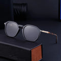 2024 Designer UV400 Sun Glasses for Men Retro Box Style Acrylic Resistant Sunglasses Red Blue PC Frame for Outdoor Driving
