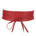 Fashion Spring Autumn Women Lady Soft Faux Leather Wide Belt for Waist Dress Belt