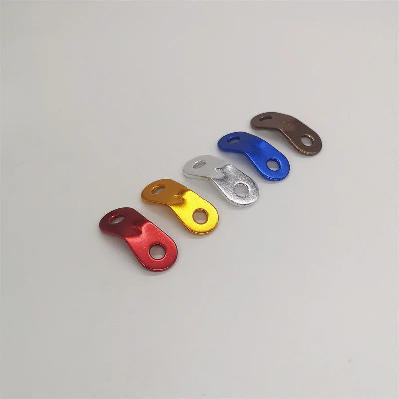 TA2018 Awning Carabiner Tent Cord Tensioner Guy Line Cord Tensioner Camping Aluminum Rope Tightener