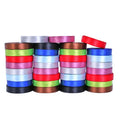Factory Price 1inch Custom logo Ribbon Colors Grosgrain Satin Ribbon for Gift Packaging Wholesale 4cm Solid Color Satin Ribbon