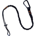 Tool Lanyard with Spring Locking Aluminum Carabiner Adjustable Loop End Tool Safety for Scaffolding Working at Height