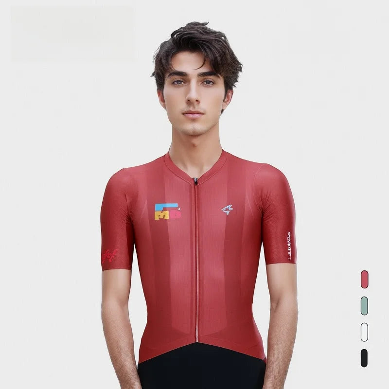 Summer Unisex Cycling Wear Short Sleeve Cycling Jersey Breathable Road Bike Top