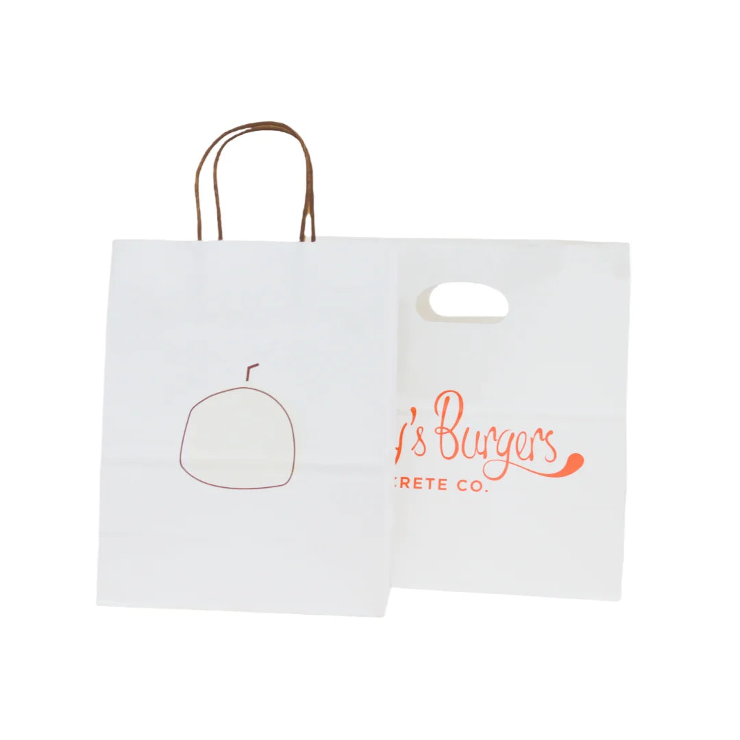 2024 Factory Customized Recycled Luxury Kraft Paper Bags with Your Own Personal Logo for Food & Pizza Shopping Gifts