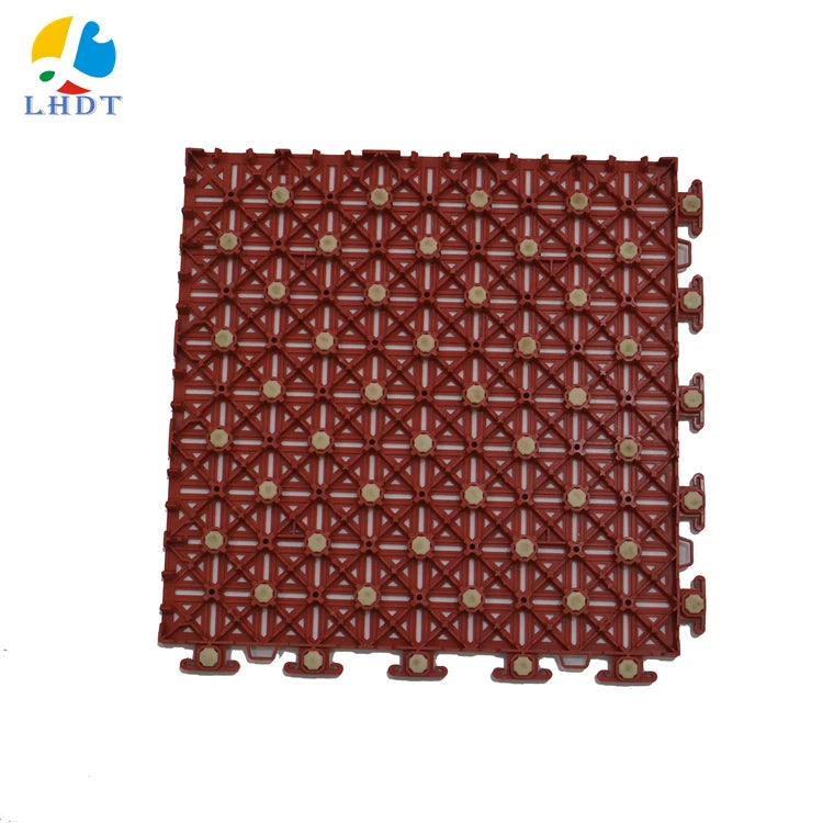 Outdoor Sports Floor PP Plastic Interlocking Floor Tiles Green Carpet Garage Floor