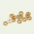 American 14K Wrapped Gold Note Gold Wafer Copper Coins Copper Beads Accessories DIY Bracelet Necklace Accessories