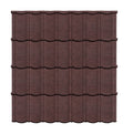 Suppliers Milano Shingles Roofing Materials Stone Coated Maroon Circular Arc Metal Roof Sheet Tiles for South Africa Nigeria