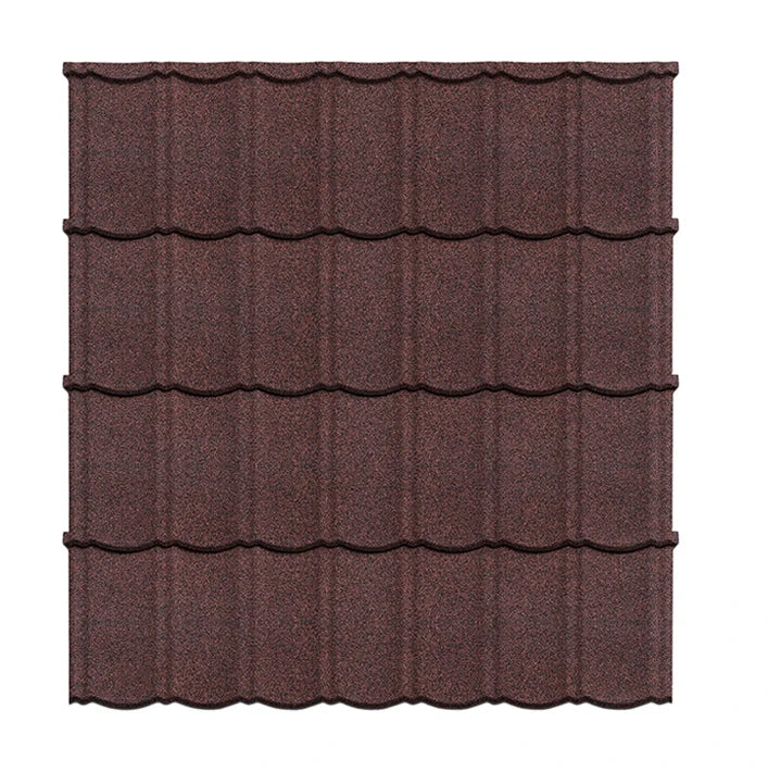Suppliers Milano Shingles Roofing Materials Stone Coated Maroon Circular Arc Metal Roof Sheet Tiles for South Africa Nigeria