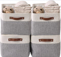 Handles for Organizing Shelf Nursery Toy ClosetCollapsible Sturdy Fabric Storage Basket Cube W Foldable Storage Basket
