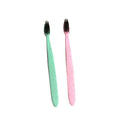 Adult Organic Charcoal Wheat Straw Toothbrush Soft Bristle Tooth Brush