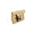 Deepeel AL626 Hardware Accessories Gift Box Purse Locks Clasp Bag Twist Lock Mortise Turn Lock