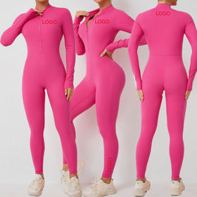 Hot Sale Sportswear Gym Clothing Active Wear One Piece Yoga Jumpsuits Fitness Rompers Yoga Wear Workout Bodysuit for Women