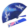 New Design Magnolia Fan Bamboo Hand Fans for Summer Using Products
