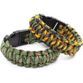 New product 2026 Custom logo 5 in 1 Emergency Paracord Bracelet Design Braided Paracord Bracelet