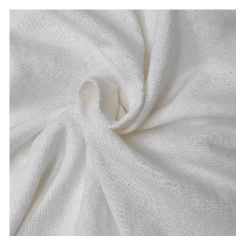 22015 Wholesale Customized Dyed Boys Lightweight Single Jersey Fabric 55% Hemp 45% Organic Cotton 225gsm Knitted Eco-Friendly