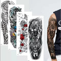 Non-Toxic Long Lasting Men Women Top Quality Waterproof Body Temporary Full Arm Tattoo Sticker