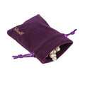 Custom Designed logo Colored Velvet Gift Sack Drawstring Pouch