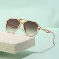 Multi Color Sunglass Retro Uv400 Eyewear Sun Glasses Women Vintage Retro Eyewear Shades Eyeglasses Frames Large Double Bridge