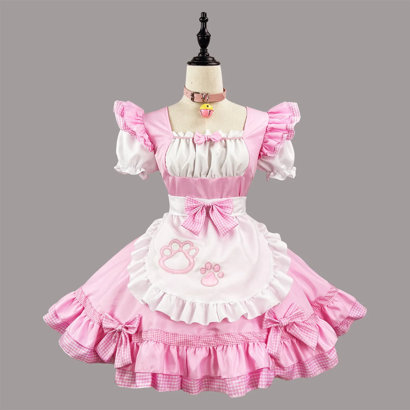 Cat Lady Maid Costume COSPLAY Plus Size Women Costume Japanese Cute Maid Black and White Classic Maid
