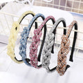 MIO Crystal Hard Headband Narrow Headwear Mulit Colour Hoop Hair Band for Women