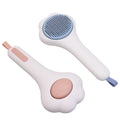 OEM ODM New Release Cute Cat Claw Shape Cat Dog Hair Shedding and Grooming Comb Pet Self Cleaning Slicker Pin Brush Tool