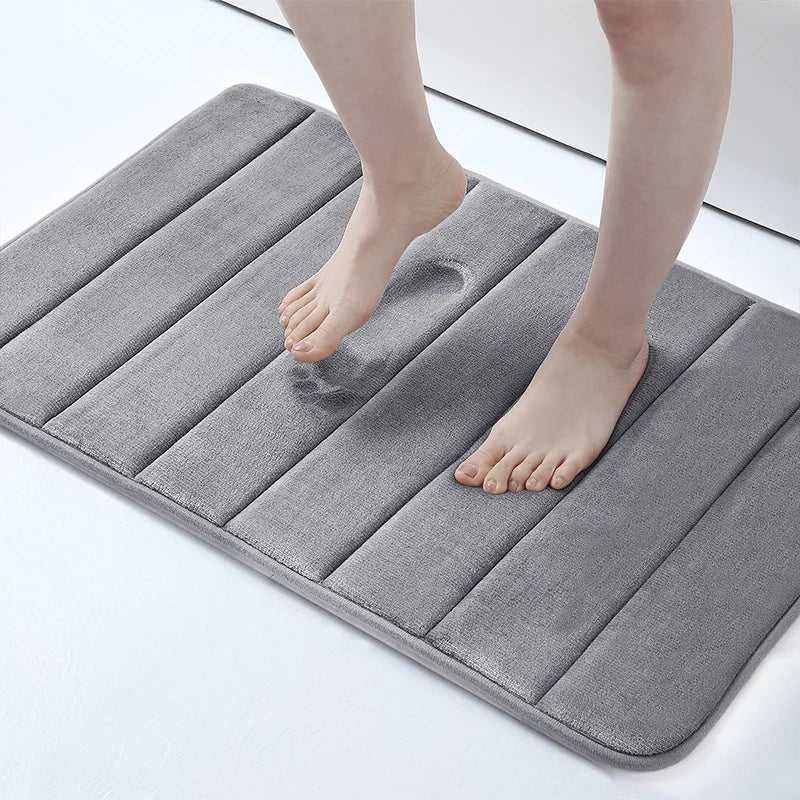 (CHAKME) Comfort  Add Logo R10 Water Absorption Super Soft Bath Mat