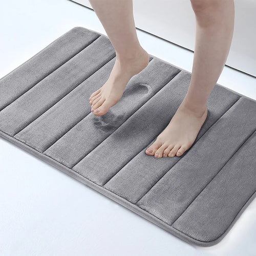 (CHAKME) Comfort  Add Logo R10 Water Absorption Super Soft Bath Mat