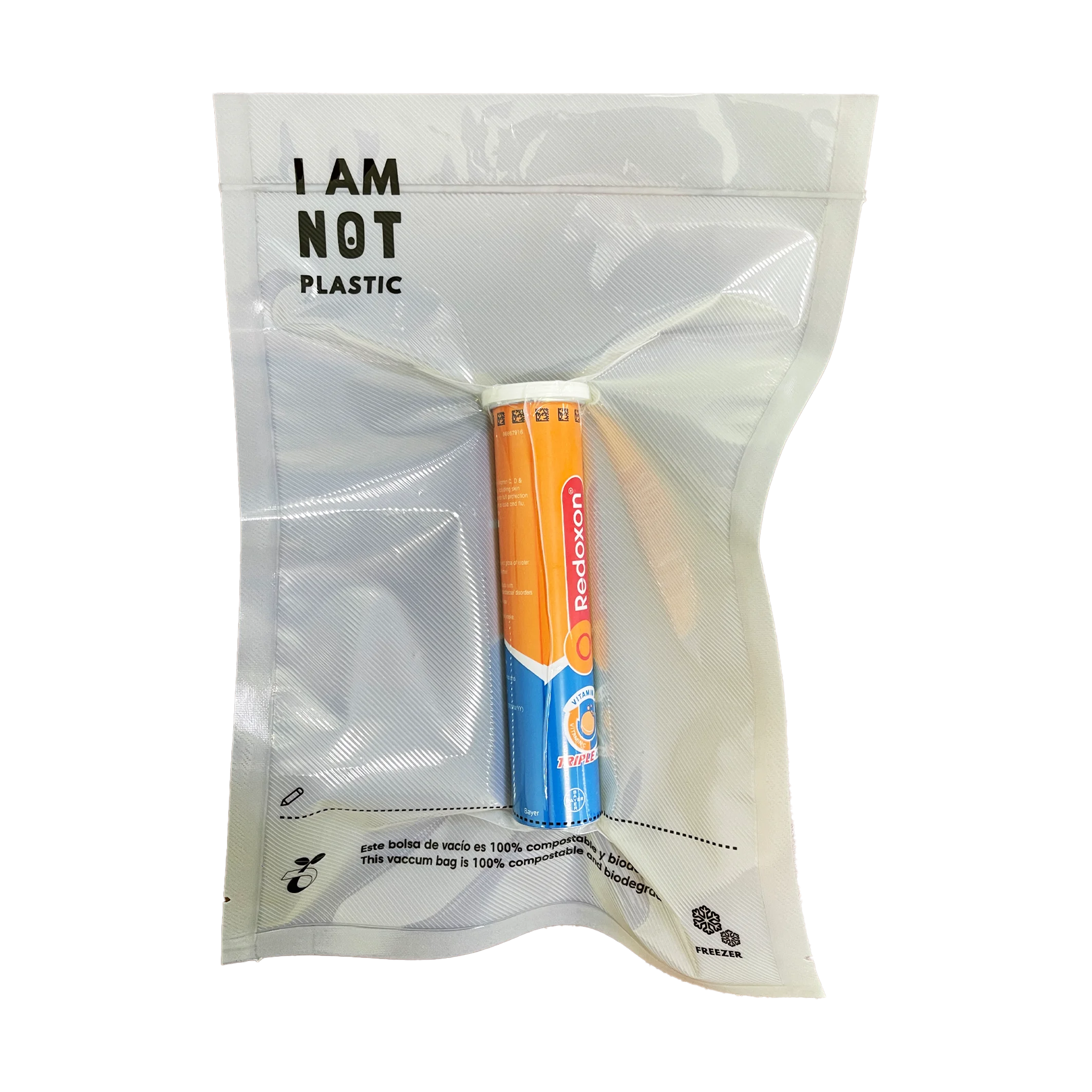 Rice Package Fully Biodegradable PLA Compostable Custom Vacuum Seal Bags Gravure Printing for BPI Certified 50-200um Thickness