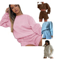 Fall 2 Piece Women Set Shorts Outfits Two Piece Set Womens Streetwear Fashion 2021
