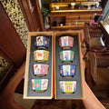 150ML Wholesale Luxury Arabic Decal Glazed Tea Mug Set Ceramics Coffee Water Tea Cup Set