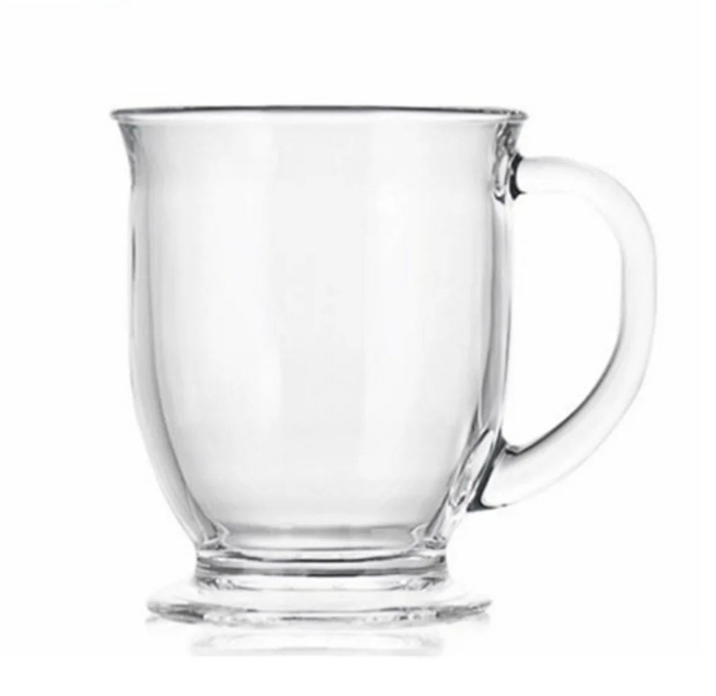 Trophy Footed Base Glass Mug