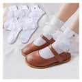 Wholesale White Lace Frilly Kid Children Toddler Baby Girls Ruffle Sock