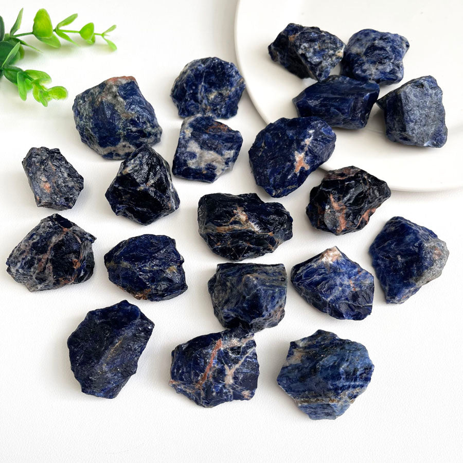 Natural Blue Stone Sodalite Raw Stone Rough Sodalite Wholesale