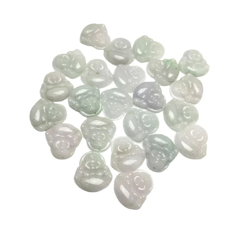 Jadeite Certified Grade a  Jade Pendant Myanmar Jade Buddha Statue Jewelry Factory Wholesale Direct Sales