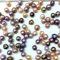 3A Metal Color Loose Baroque Pearls Irregular Baroque Loose Natural Freshwater Pearls for Earrings