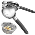 Seedless Juicing Non-Slip Grip Design Manual Juicer Stainless Steel Citrus Squeezer with Mesh Strainer Lemon Press Squeezer