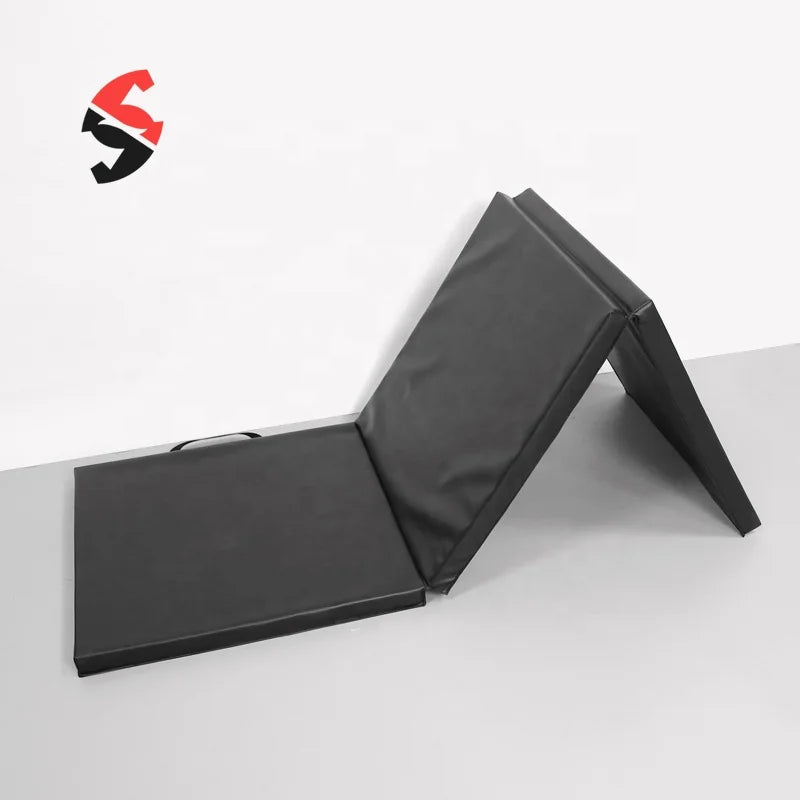 Portable 3-Fold Sports Exercise Training Folding Gymnastics Mat